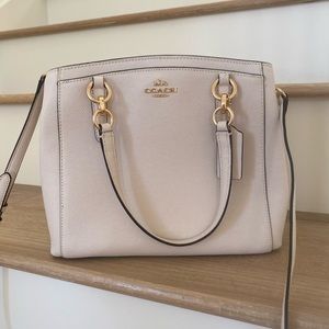 White COACH bag